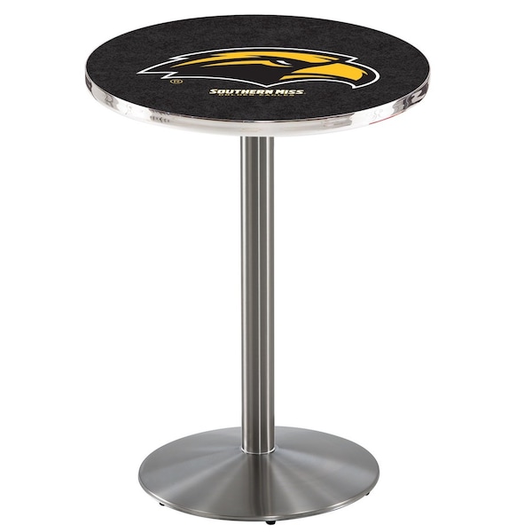 42" Stainless Steel Southern Miss Pub Table